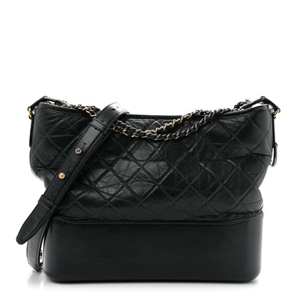 Chanel Aged Calfskin Quilted Medium Gabrielle Hobo Green 2 of 25