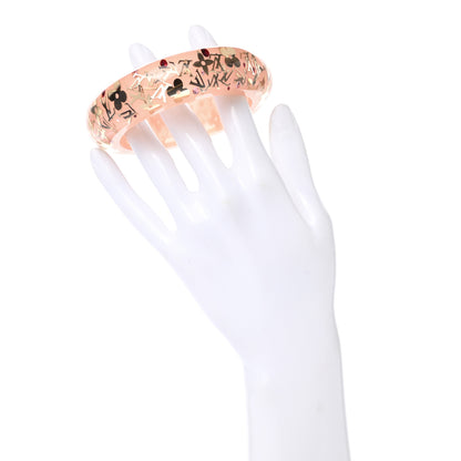 Louis Vuitton Resin Swarovski Medium Inclusion Bracelet GM Rose 3 of 3