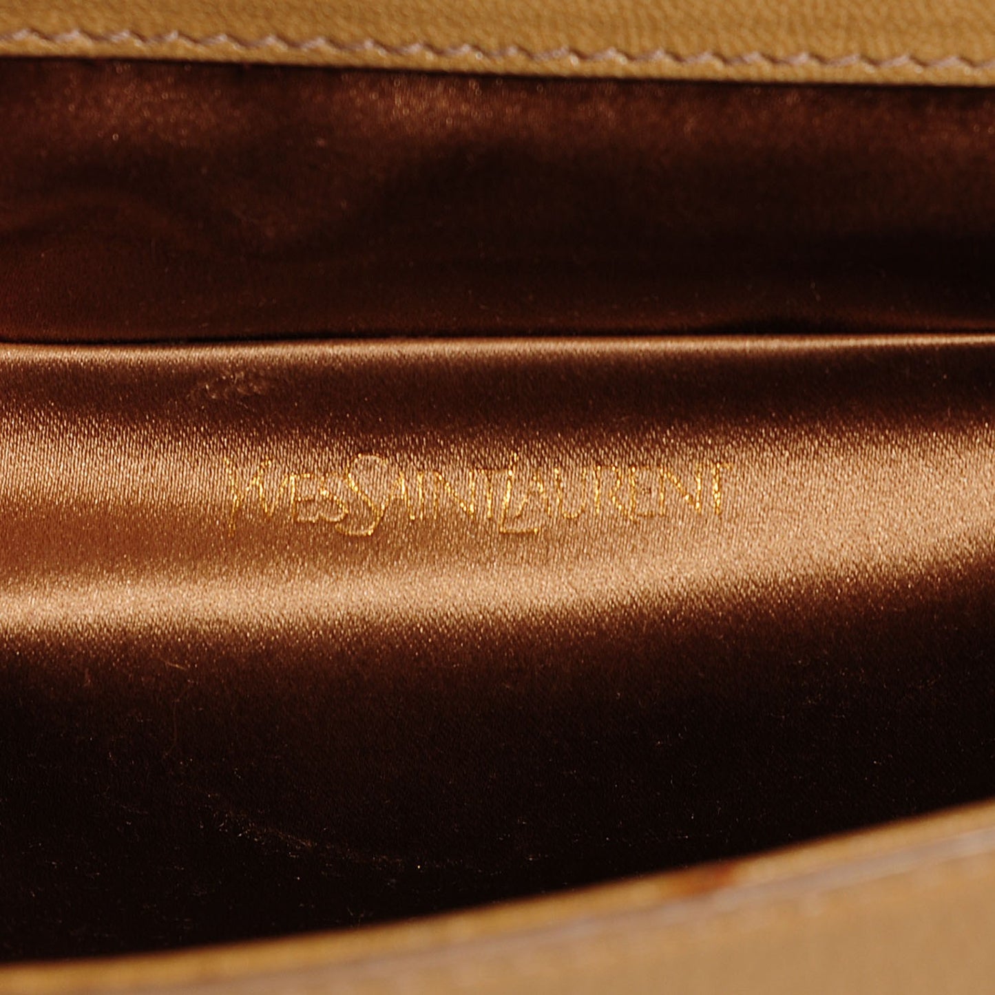 Goatskin Large Belle De Jour Clutch Beige