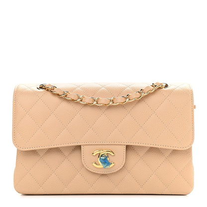 Chanel Caviar Quilted Small Double Flap Beige 1 of 11