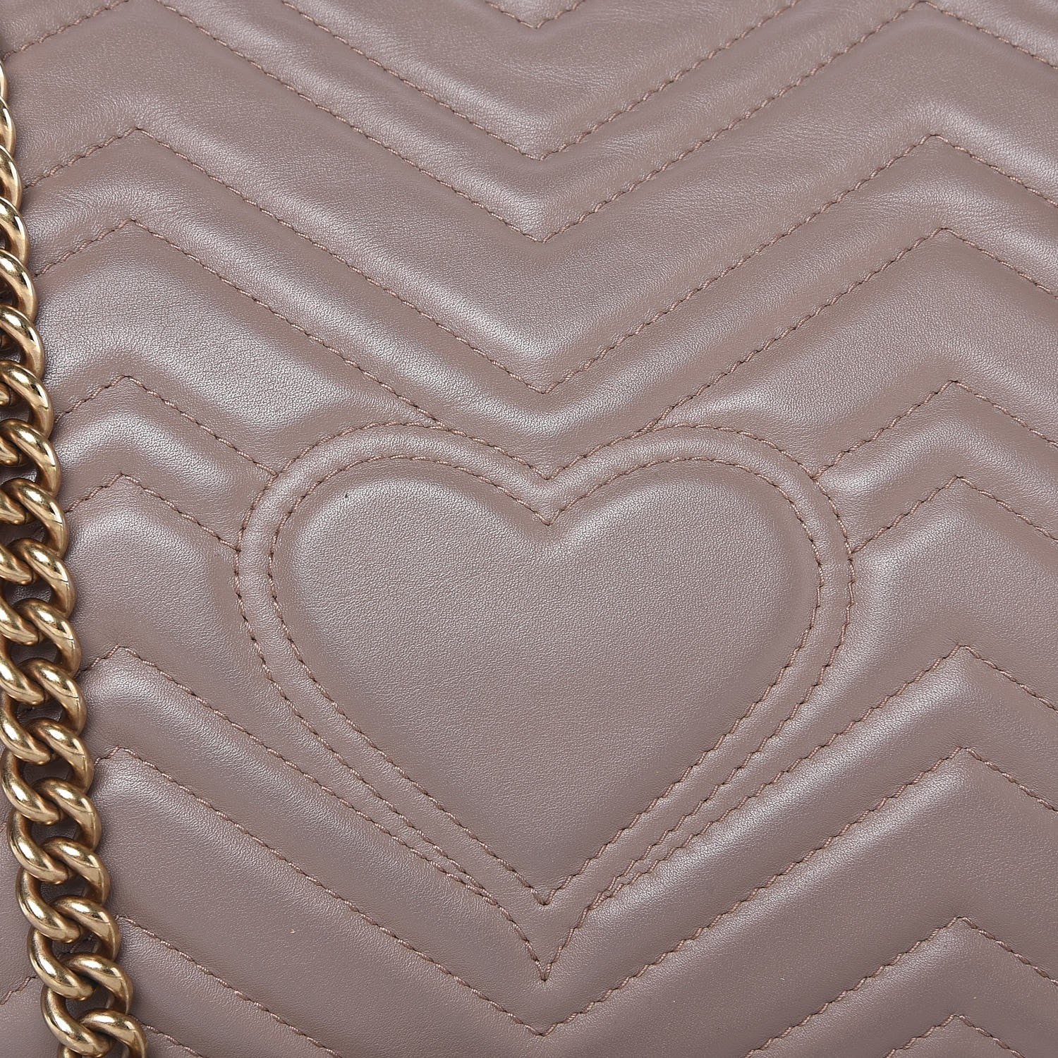 Gucci Calfskin Matelasse Medium GG Marmont Shoulder Bag Porcelain Rose 8 of 9