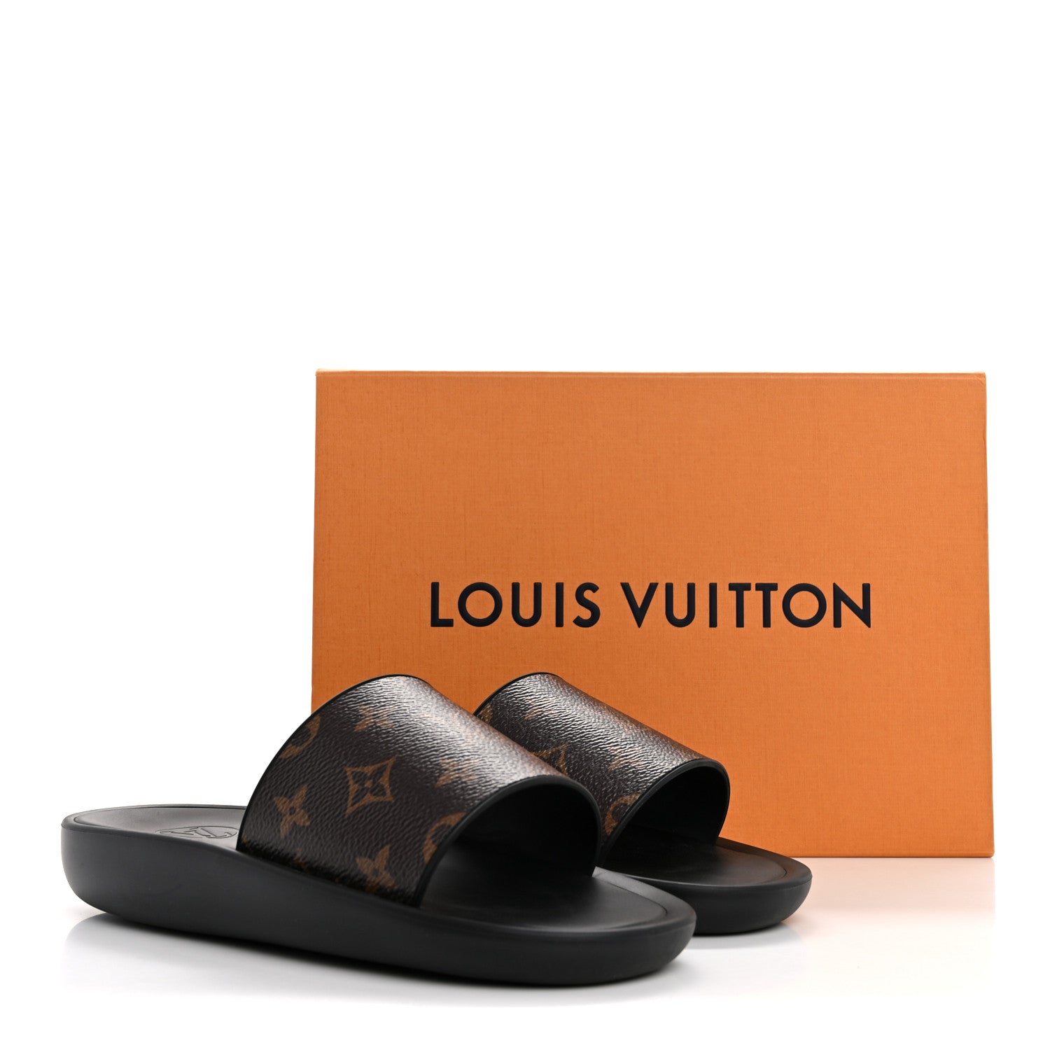 Louis Vuitton Monogram Sunbath Slide Sandals 38 9 of 9