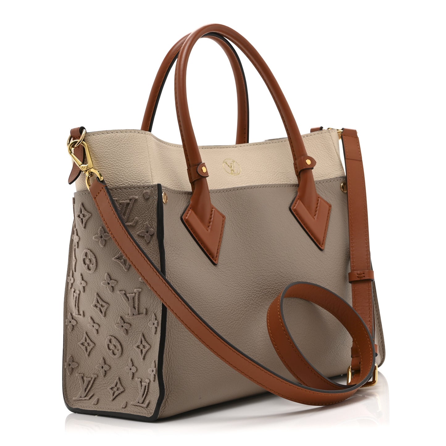 Calfskin Monogram Tufting On My Side Galet