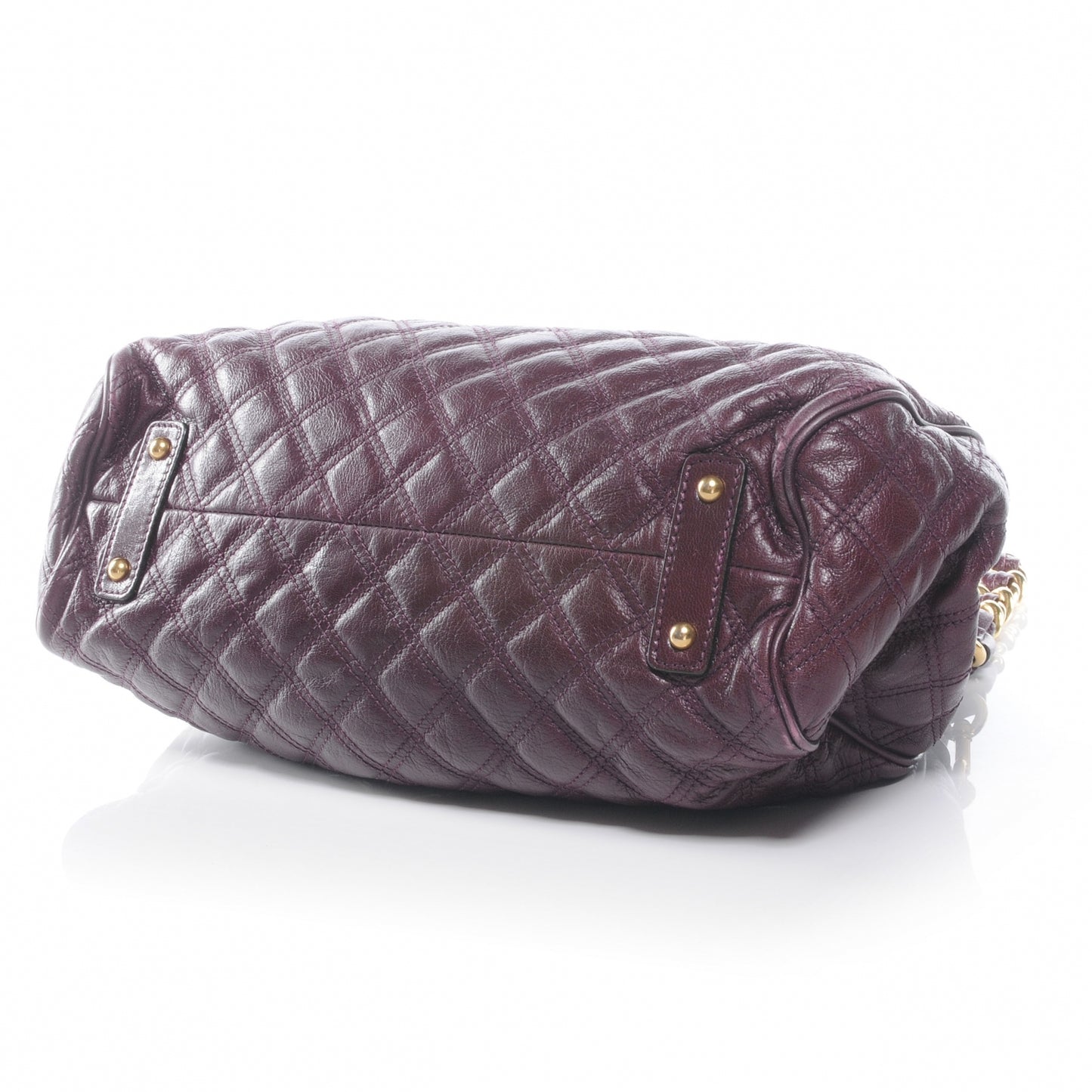 Quilted Leather Stam Purple