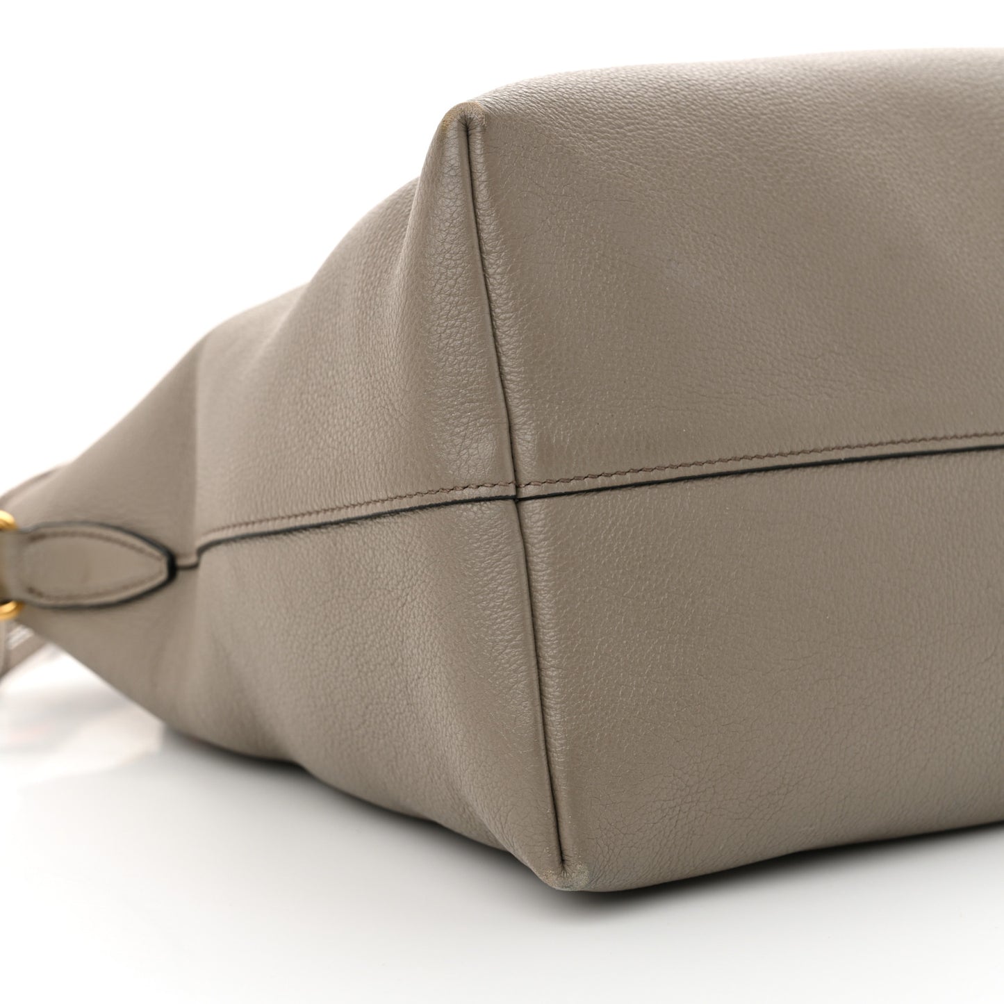 Vitello Daino Shopping Tote Argilla