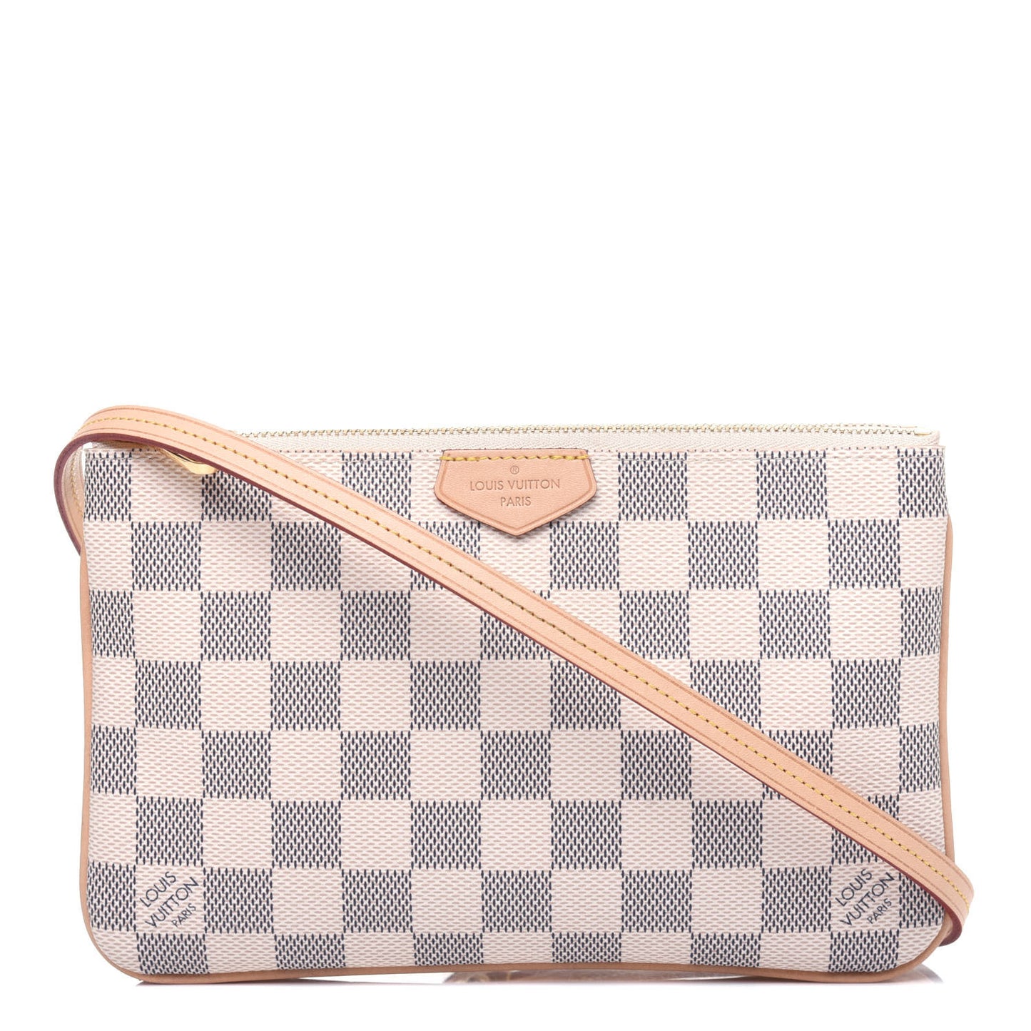 Damier Azur Double Zip Pochette