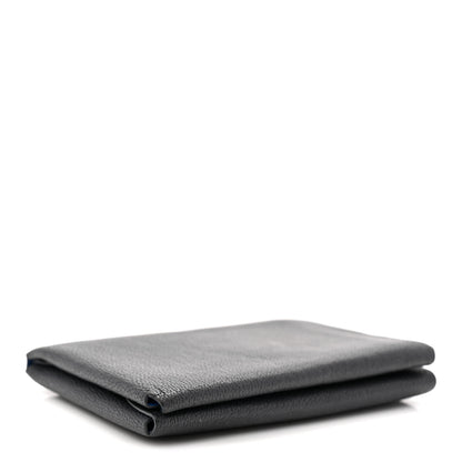 Hermes Chevre Mysore Verso Calvi Duo Card Case Ardoise Bleu Hydra 4 of 8