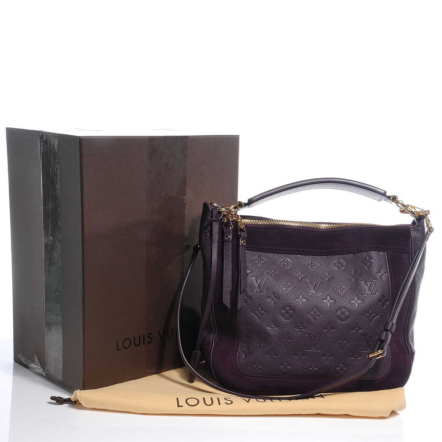 Louis Vuitton Empreinte Suede Audacieuse PM Aube 6 of 9