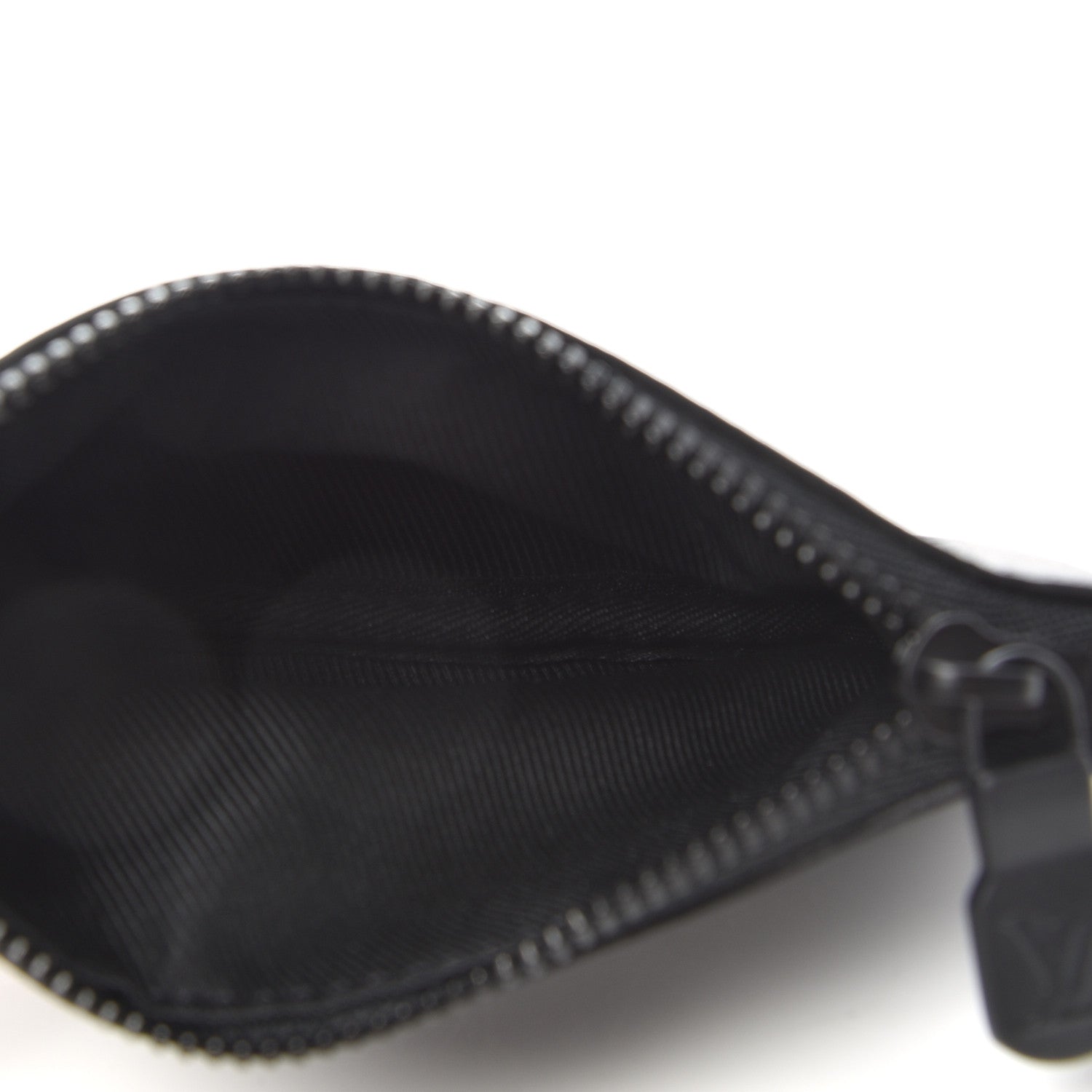 Louis Vuitton Calfskin Monogram Shadow Key Pouch Black 5 of 6