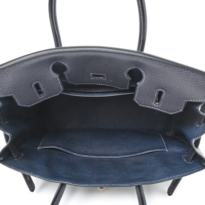 Hermes Togo Birkin 30 Indigo 4 of 9
