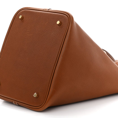 Hermes Barenia Faubourg Picotin Lock 22 MM Fauve 10 of 14