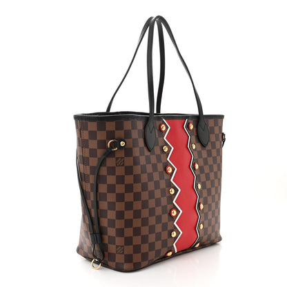 Louis Vuitton Damier Ebene Karakoram Neverfull MM 4 of 11