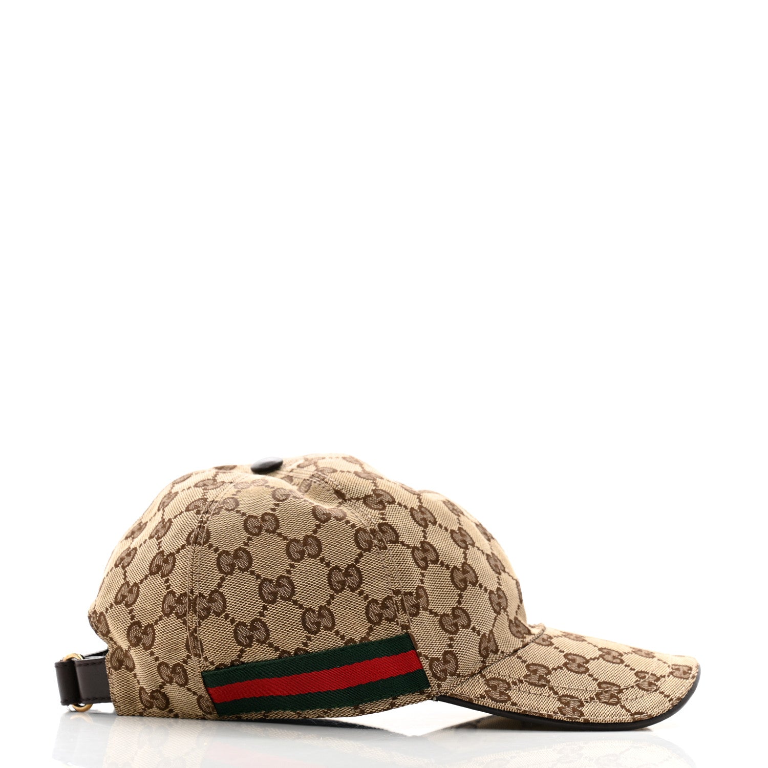 Gucci Monogram Web Baseball Hat L Beige Cocoa 5 of 10