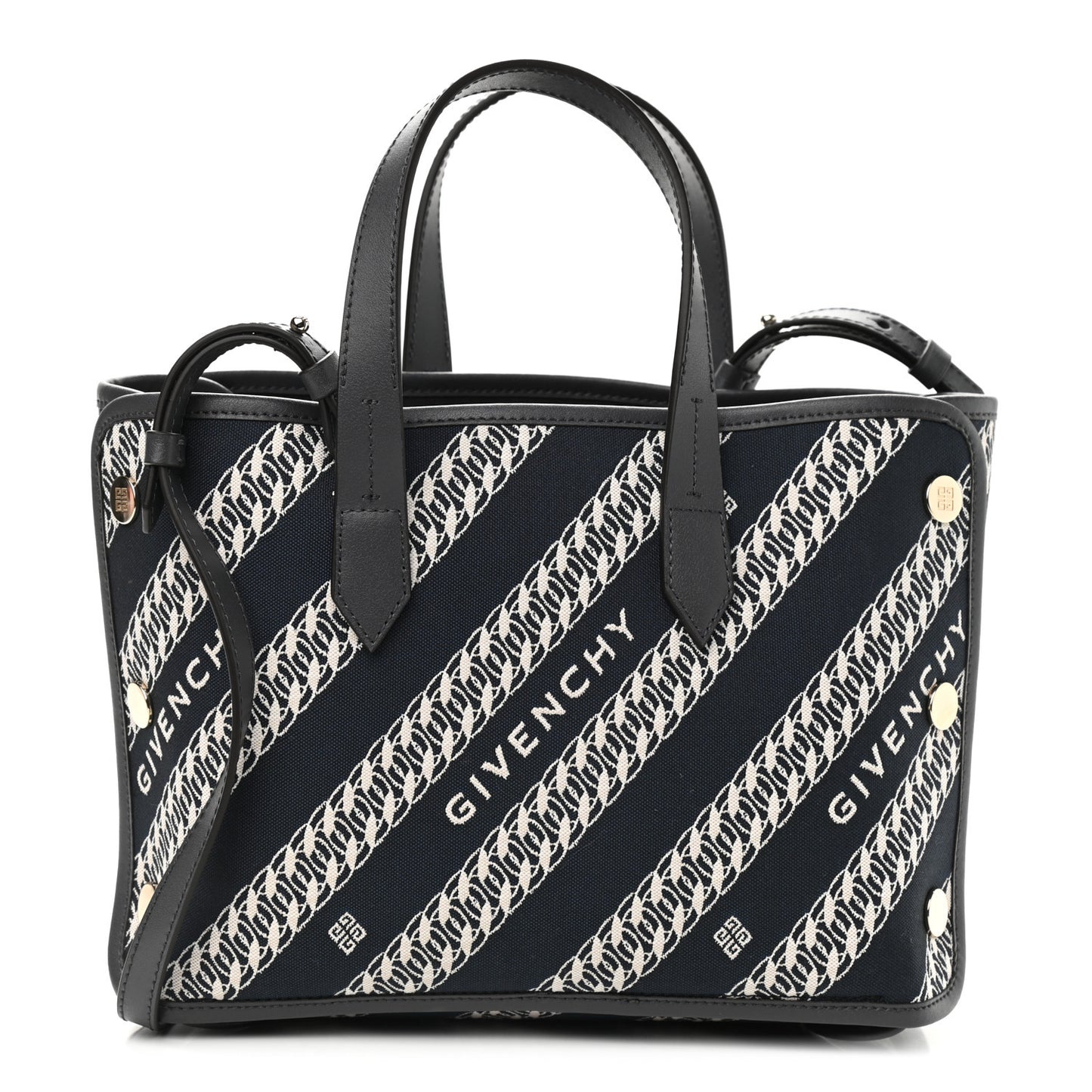 Canvas Mini Bond Shopper Tote Oil Blue
