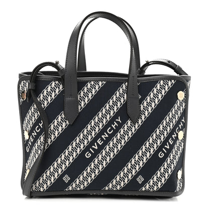 Givenchy Canvas Mini Bond Shopper Tote Oil Blue 1 of 9