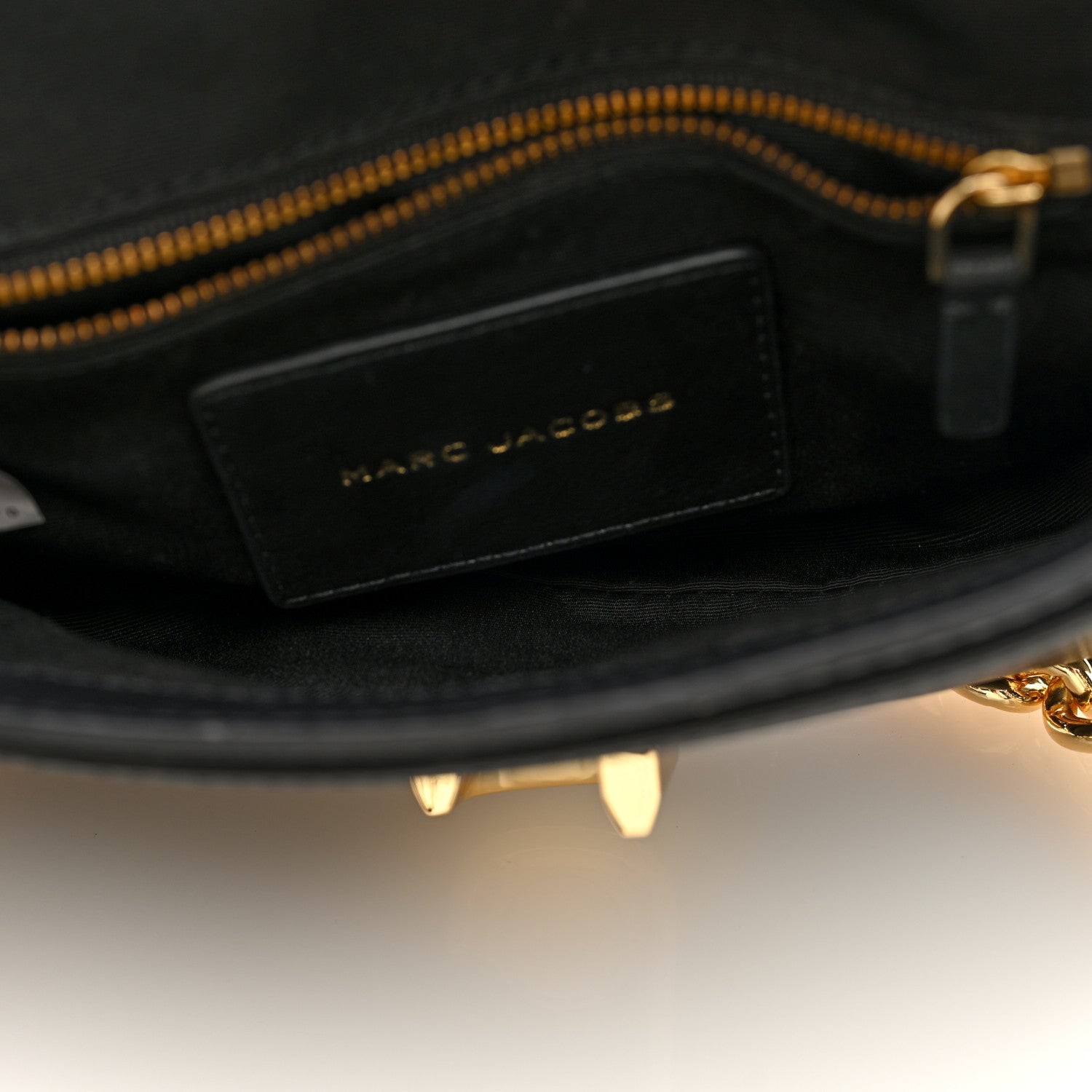 Marc Jacobs Calfskin The J Marc Shoulder Bag Black 5 of 9