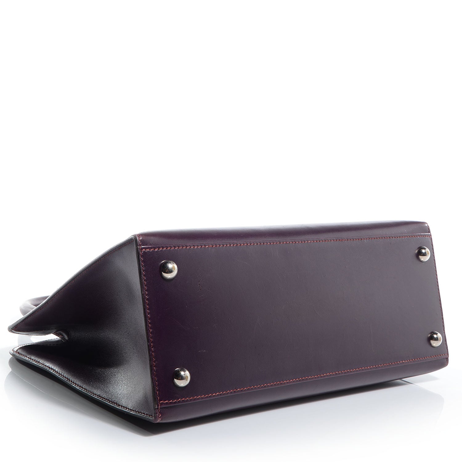 Hermes Box Leather Dalvy 30 Raisin 4 of 9