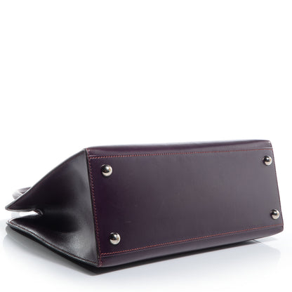 Hermes Box Leather Dalvy 30 Raisin 4 of 9