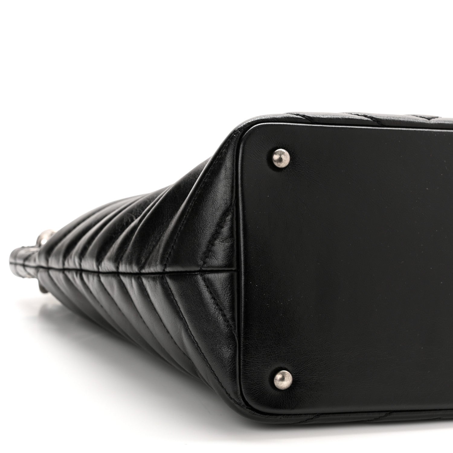 Chanel Aged Calfskin Quilted Mad About Quilting Small Hobo Black 9 of 10