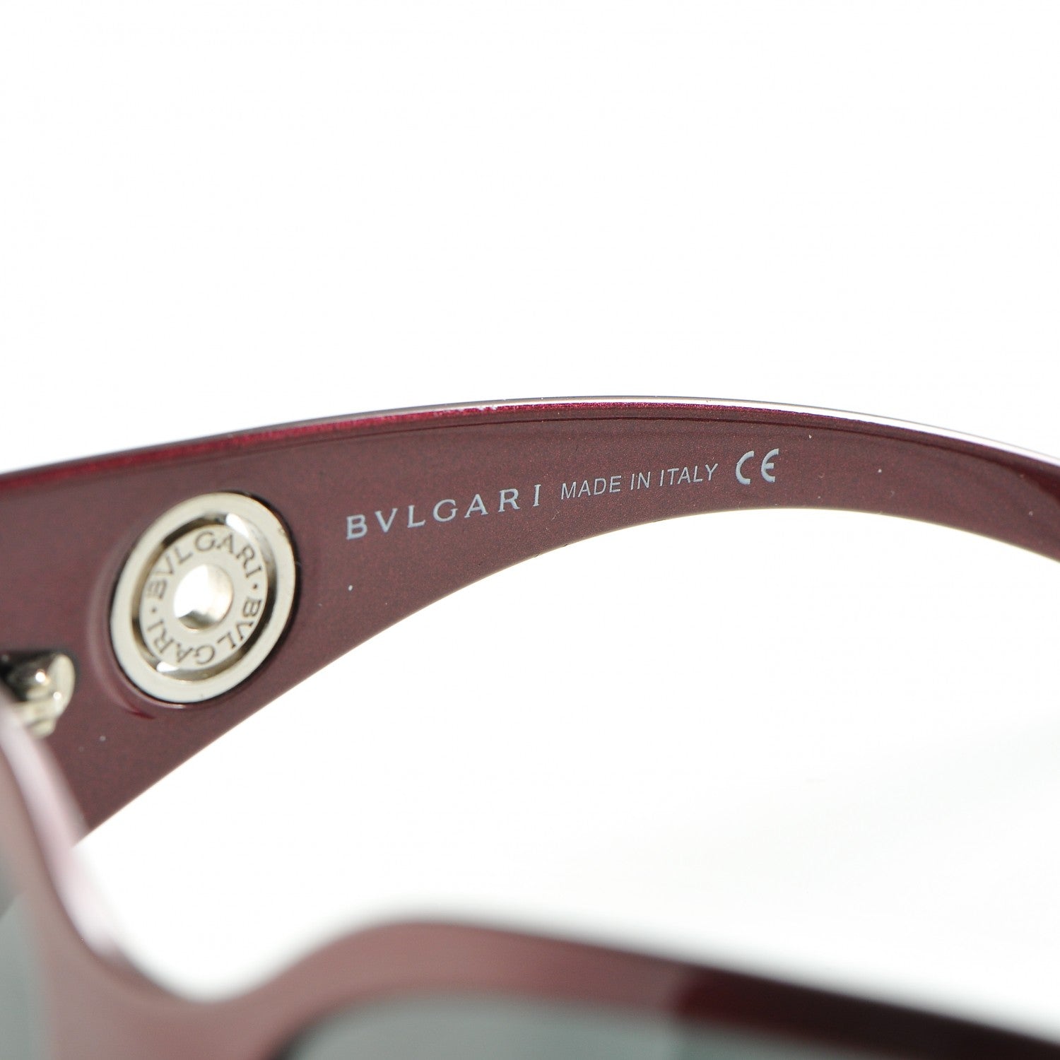 Bulgari Crystal Sunglasses 8009-B Burgundy 7 of 7