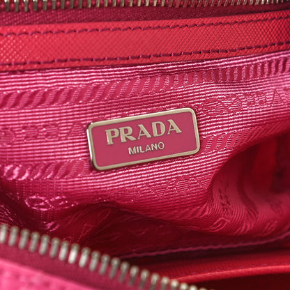 Prada Nylon Tessuto Impuntu Quilted Shoulder Bag Fuxia 6 of 13