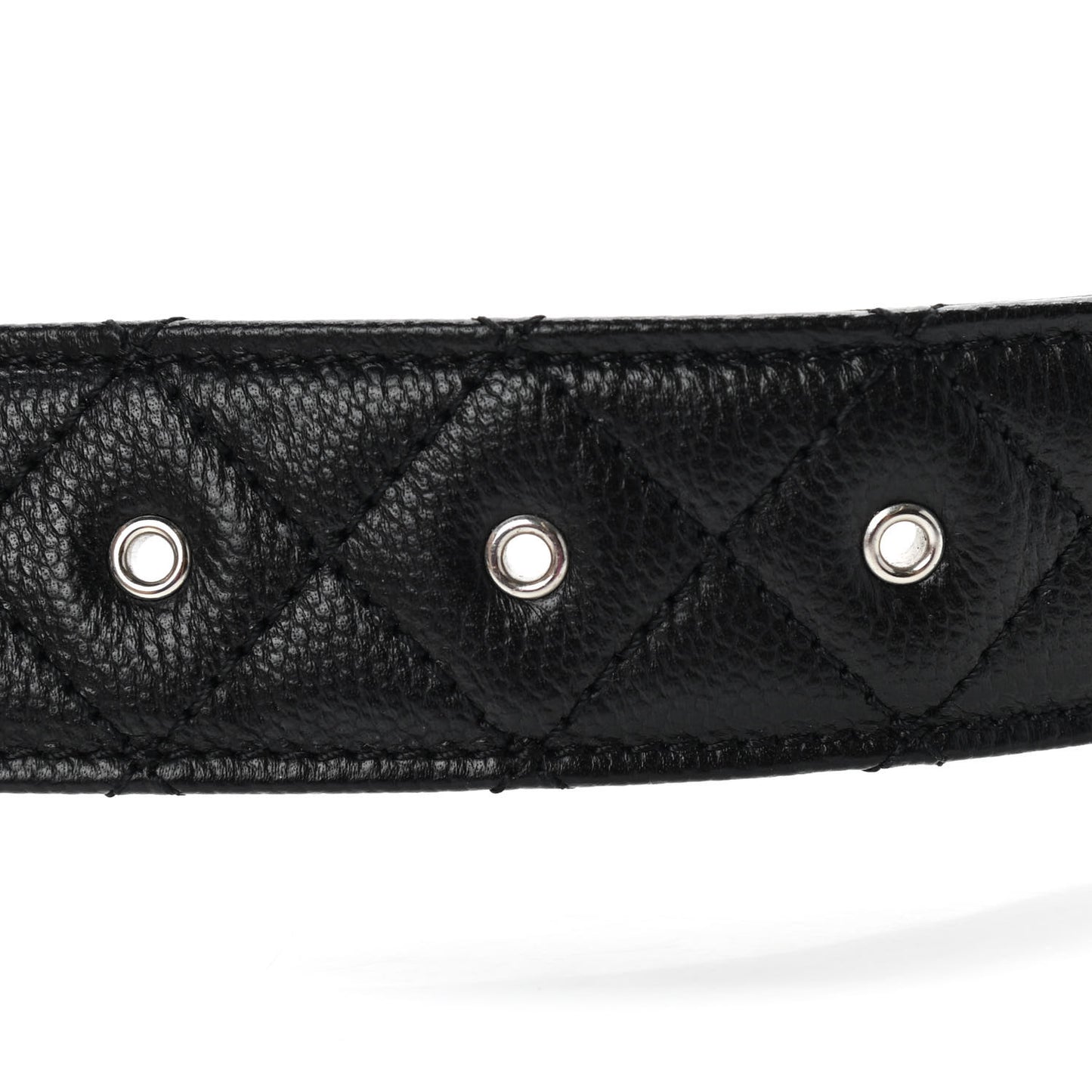 Caviar Quilted CC Chain Belt 90 36 Black