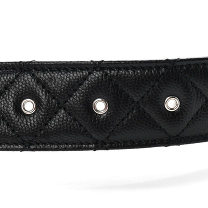 Chanel Caviar Quilted CC Chain Belt 90 36 Black 6 of 8