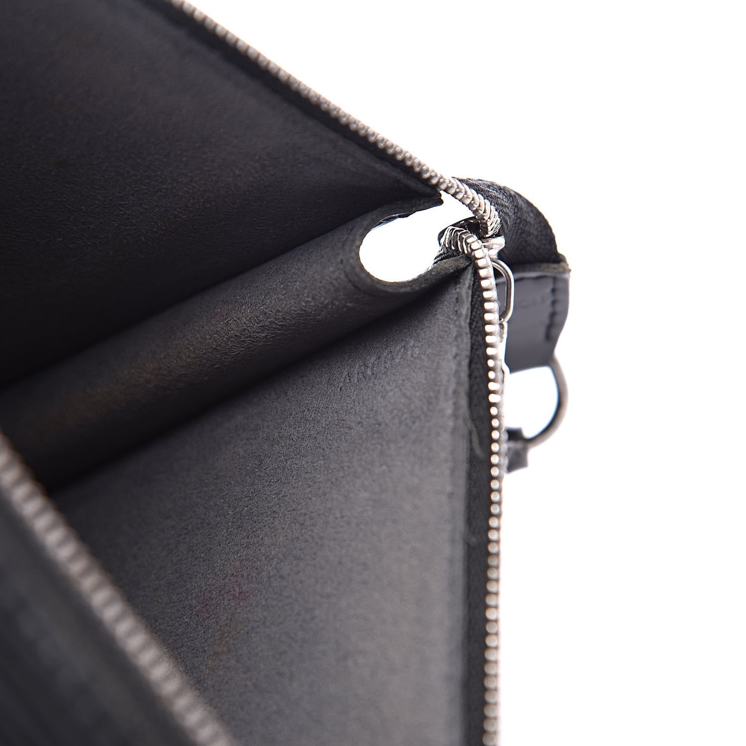 Louis Vuitton Epi Pochette Accessories 24 Black 6 of 9