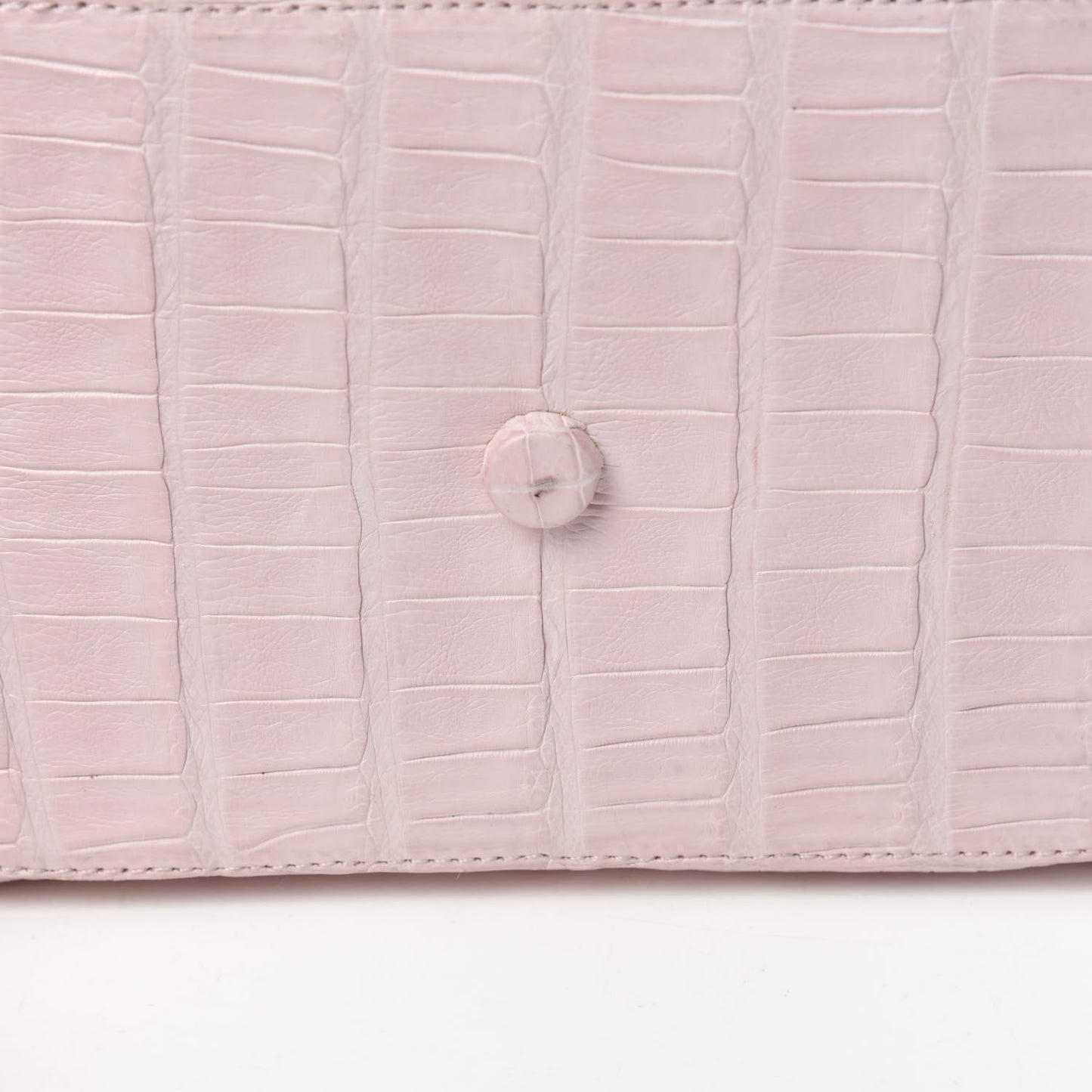 Crocodile Small Heart Cube Crossbody Bag Pink Multicolor