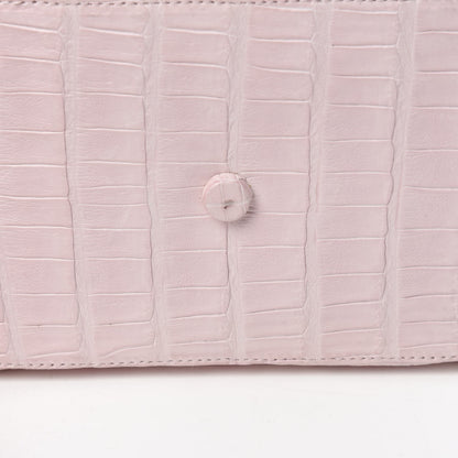 Nancy Gonzalez Crocodile Small Heart Cube Crossbody Bag Pink Multicolor 10 of 15