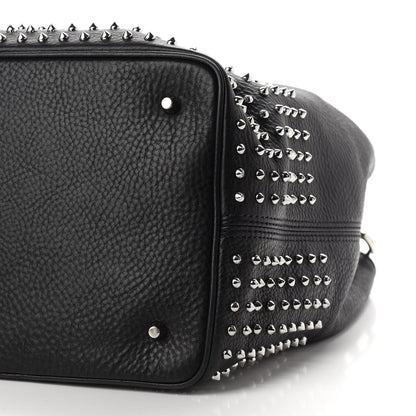 Burberry Calfskin Studded Medium Susanna Hobo Black 8 of 8