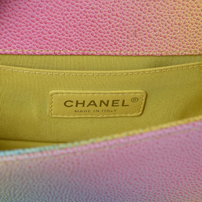 Chanel Caviar Quilted Small Cuba Rainbow Boy Flap Multicolor 6 of 11