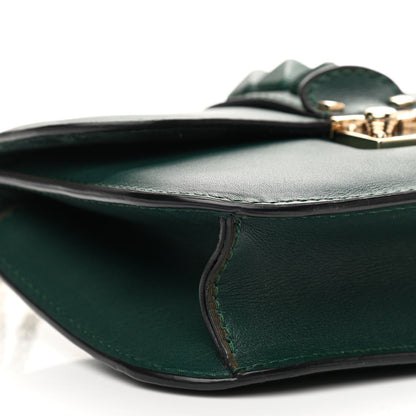 Valentino Garavani Vitello Small Glam Lock Rockstud Flap Light Emerald 8 of 12