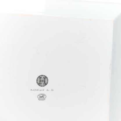 Hermes Porcelain Mosaique au 24 Platine Square Plate 5 of 5