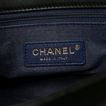 Chanel Lambskin Quilted Resin Bi-Color Chain Flap Bag Black 5 of 10