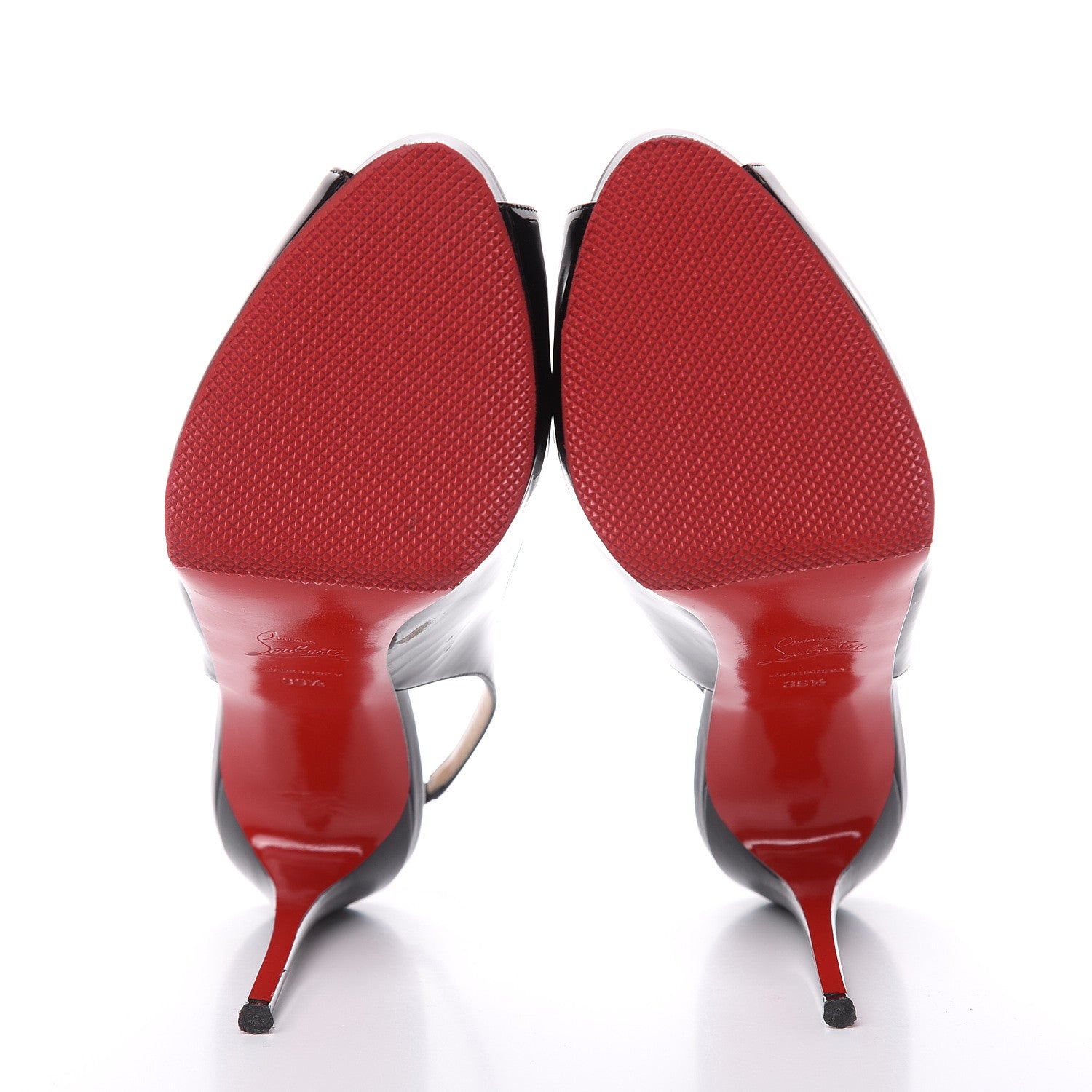 Christian Louboutin Patent Private Number 120 Pumps 39.5 Black 5 of 9
