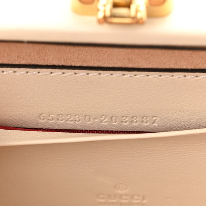 Gucci Vitello Eclipse Mini Interlocking G Shoulder Bag Mystic White Hibiscus Red 6 of 10