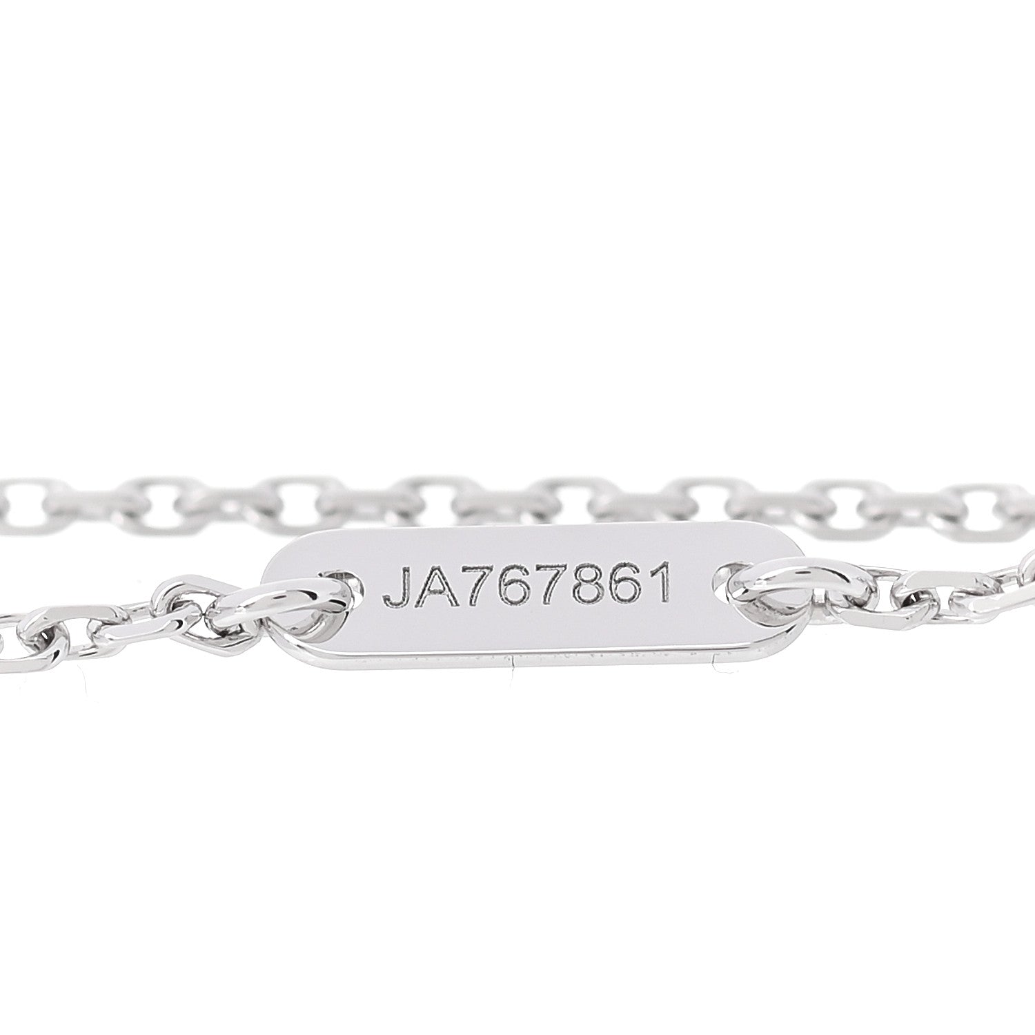 Van Cleef & Arpels 18K White Gold Turquoise Sweet Alhambra Butterfly Bracelet 5 of 7