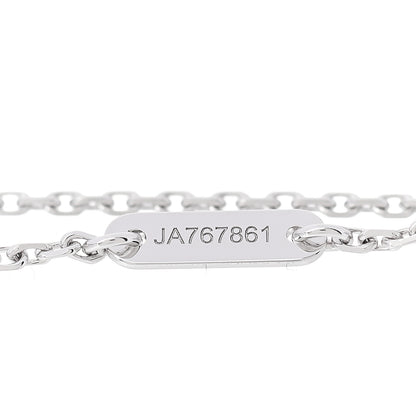 Van Cleef & Arpels 18K White Gold Turquoise Sweet Alhambra Butterfly Bracelet 5 of 7
