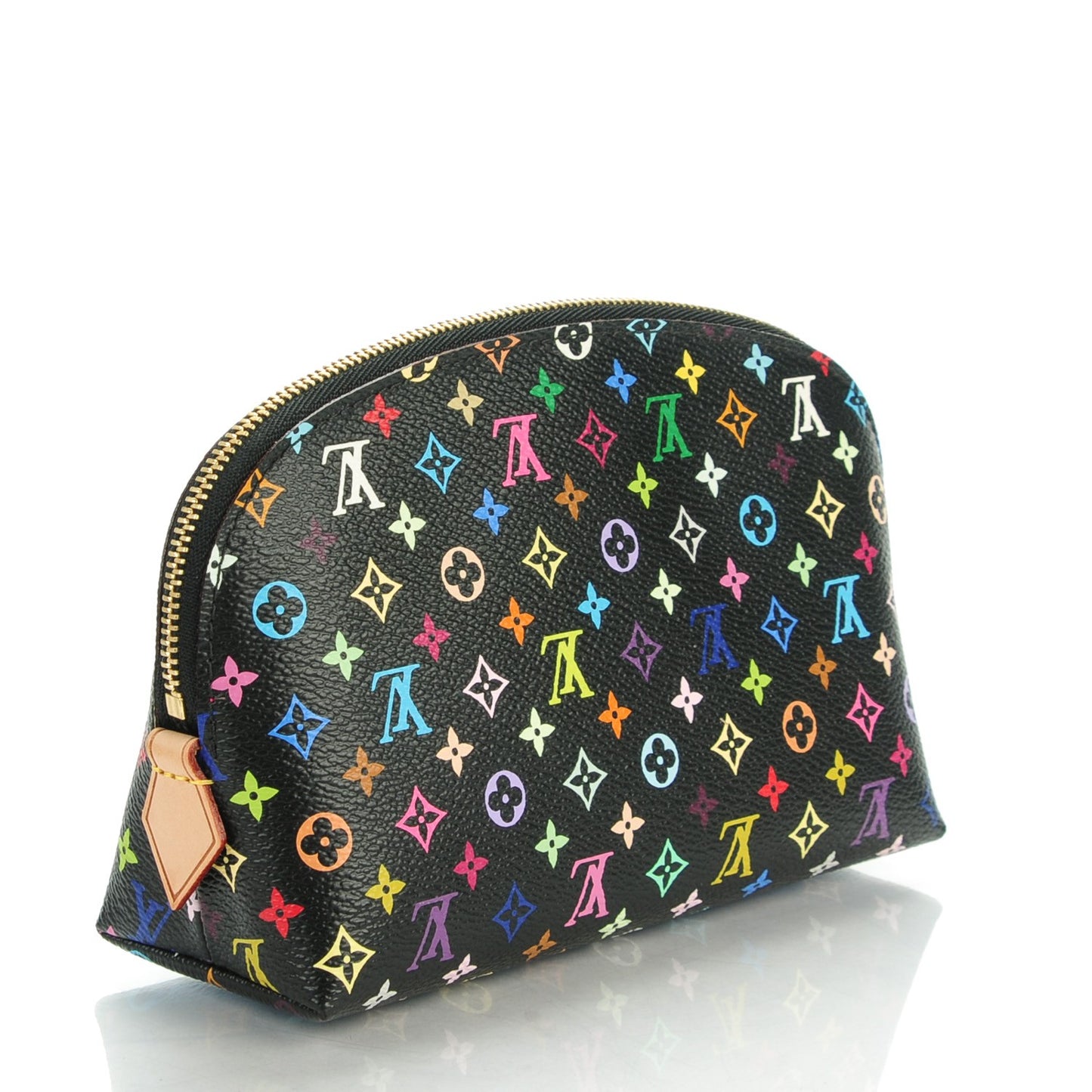 Monogram Multicolor Cosmetic Pouch Black Grenade