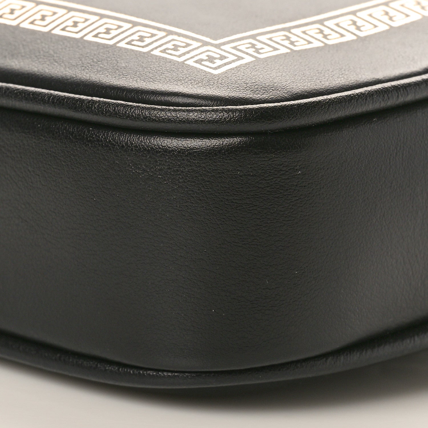 Fendi X VERSACE Vitello Cover Fendace Medusa Small Camera Case Black Gold 9 of 9