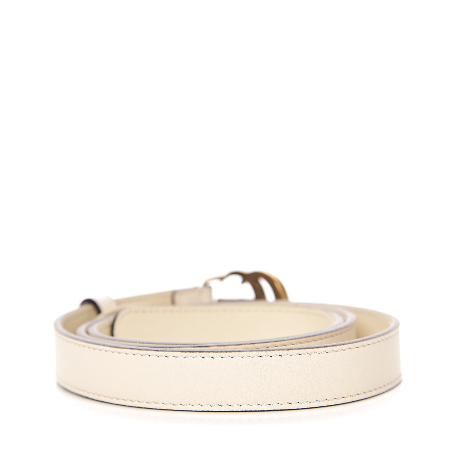 Gucci Calfskin Double G 20mm Belt 90 36 Mystic White 2 of 5