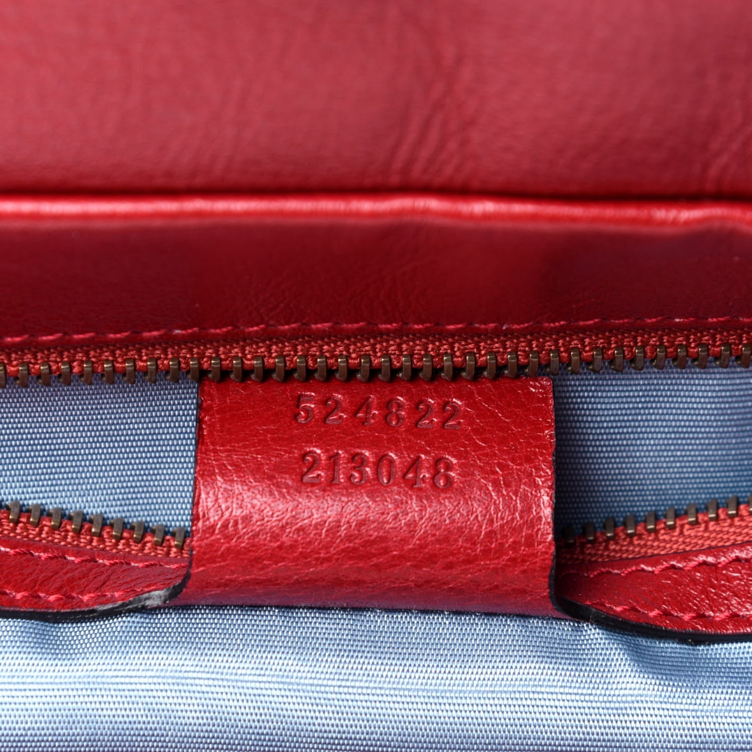 Gucci Calfskin Diagonal GG Medium Thiara Double Envelope Shoulder Bag Black Red 12 of 16