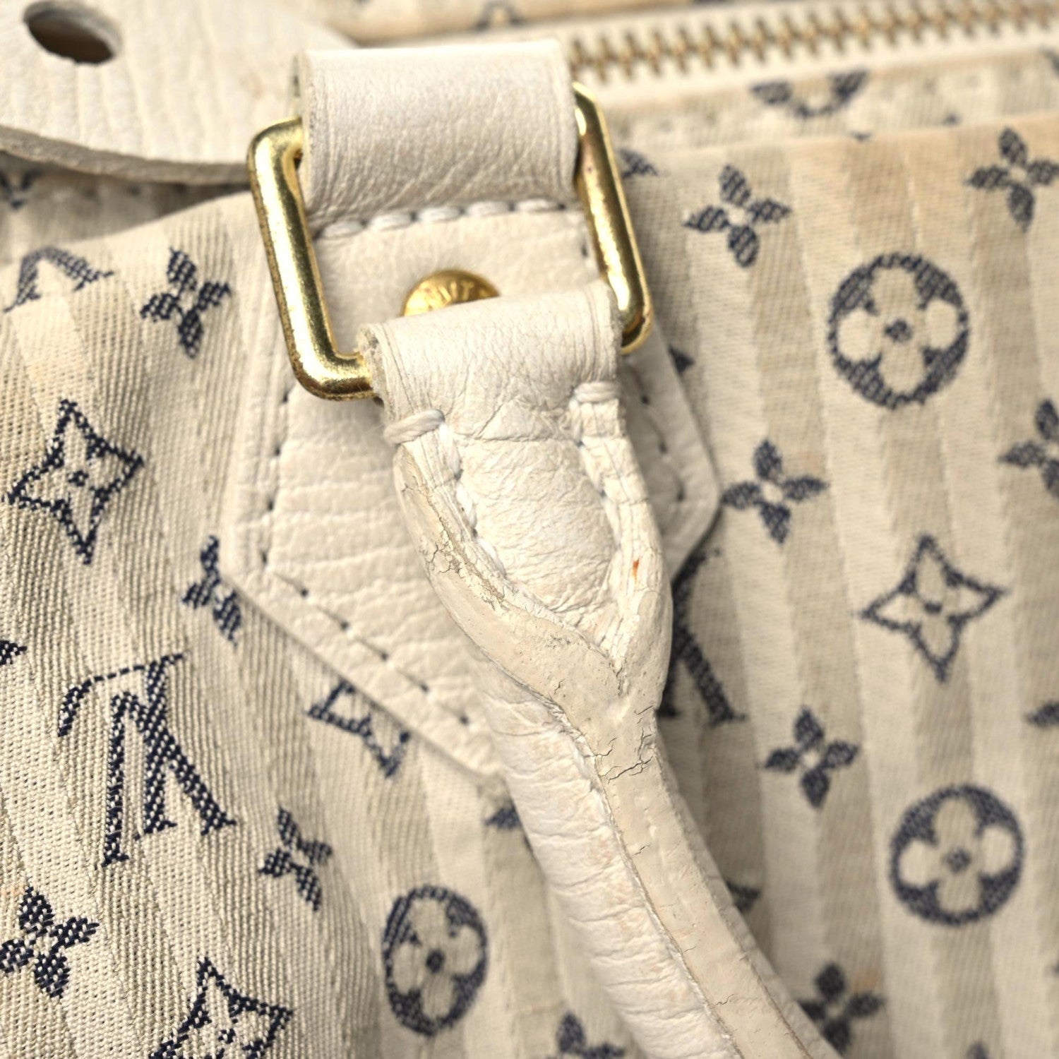 Louis Vuitton Mini Lin Croisette Speedy 30 Blue 26 of 30