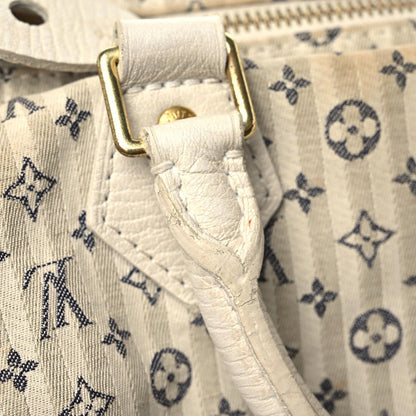 Louis Vuitton Mini Lin Croisette Speedy 30 Blue 26 of 30