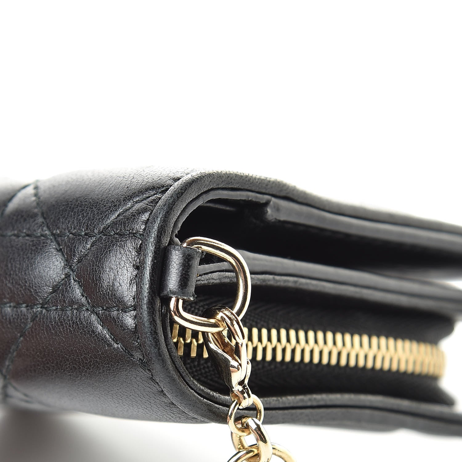 Christian Dior Lambskin Cannage Medium Lady Dior Eden Wallet Black 13 of 17