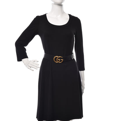 Gucci Calfskin Double G 40mm Belt 80 32 Black 2 of 6