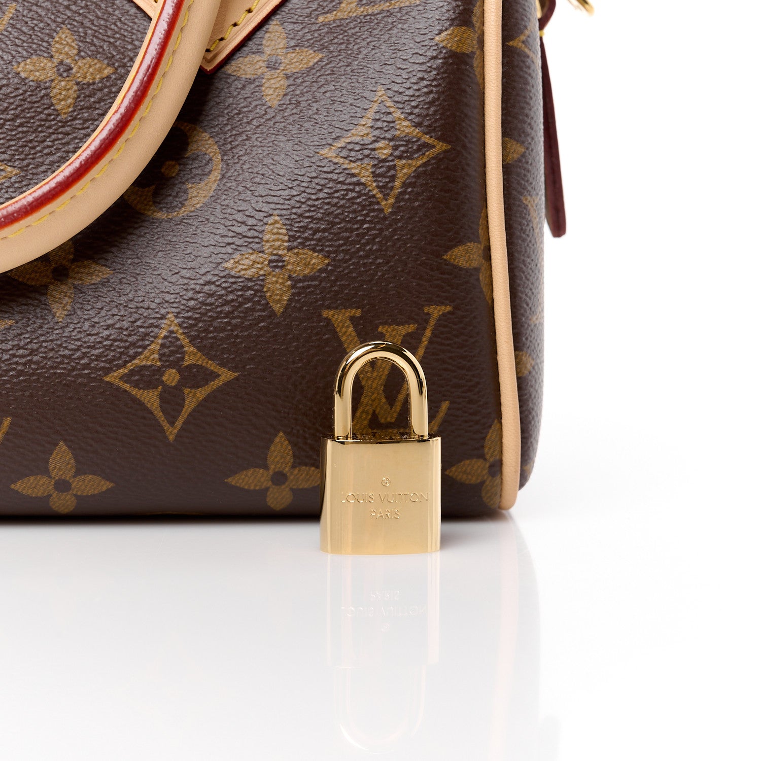 Louis Vuitton Monogram Speedy Bandouliere 20 Beige 6 of 11