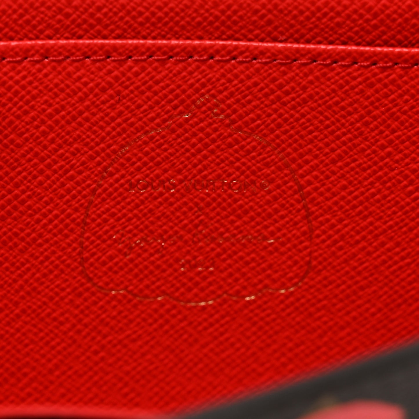 X YK Monogram Sarah Wallet