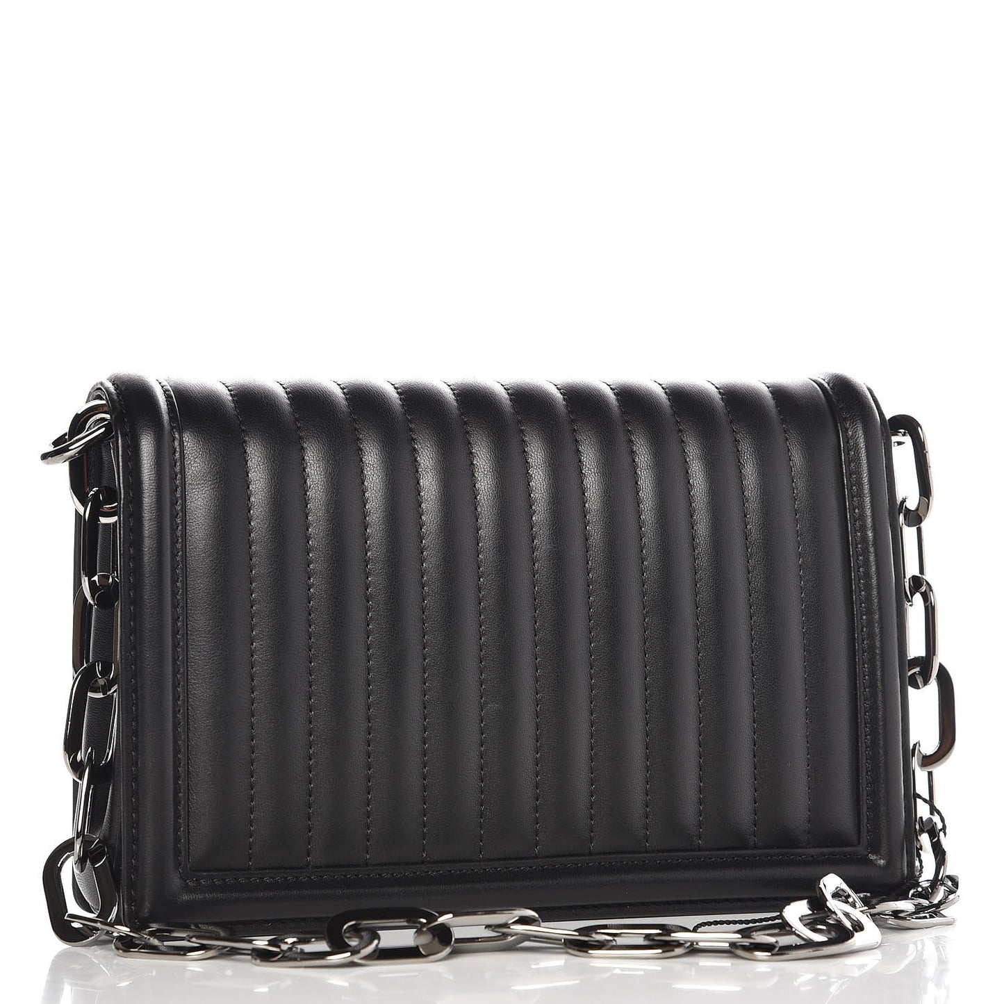 Nappa Quilted DG Shoulder Bag Black